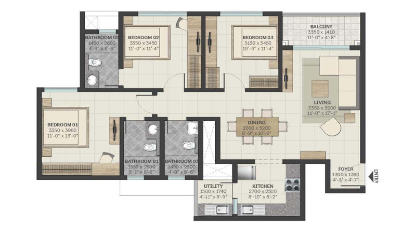 Sobha Town Park Manhattan Towers Hosur Road-floor plan 1.jpg